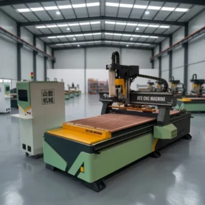 Smart CNC Router Machine with ATC 9kw Servo Motor & Gear Core Components for Furniture Cabinet Wardrobe Door Panel Making