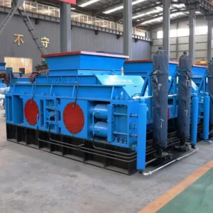 Smooth Double Toothed Roller Crusher Machine 22x2W 2kg Laboratory Sand Making Equipment Easy to Operate