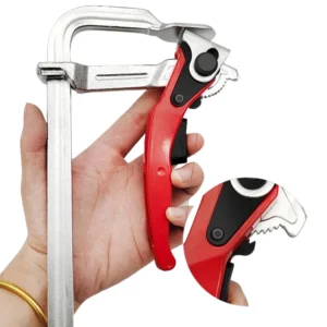 Source Factory Heavy Duty Steel Quick Release DIY Woodworking F Clamp Assembly with Customizable Sizes