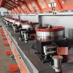 Source Factory New Carbon Steel Wire Straight Line Wire Drawing Machine with PLC & Motor 380V 220V 2 Year Warranty