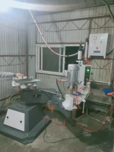 Special Shaped Edging Machine for Rock Slab Glass Round Oval Edge Grinding & Polishing