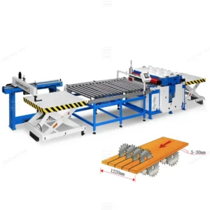 Stable Performance 8 Hours Continuous Work Industrial Multi Blade Saw Machine for Wood Board Ripping