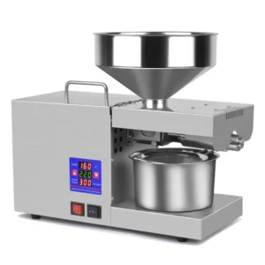 Stainless Steel Household Oil Press Machine Automatic Temperature Control For Edible Oils