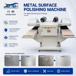 Stainless Steel Iron Sheet Polishing Machine Manual Nylon Wheel Finisher for Professional Hairline Brushed Surface Treatment