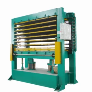 Steel Security Fire Rated Door Leaf Multi layer Hot Press Machine with Motor Pump & Engine 380V 5.5kW High Productivity