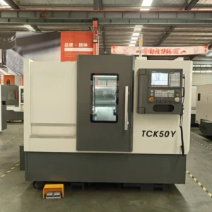 TCK50Y Fanuc Slant Bed CNC Turning Lathe Machine Center Medium Duty with Driven Tools