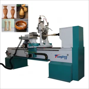 TJ-1530ATC CNC Router with Servo Motor & Engine for Wooden Bowl & Cup Making Mach3 NC Studio PLC Control 4.5KW Spindle
