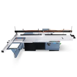 The Precision MJ6132CD Cross-cut Saw Ensures Accurate Wood Angles and Cross-cuts Suitable for Plywood and General Woodworking