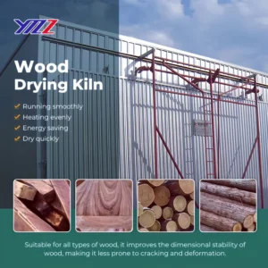 Thermo Wood Drying Kiln Firewood & Plywood Veneer Dryer High Efficiency Energy Saving Engine Powered Wood Drying Machine