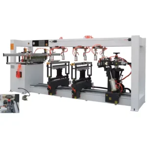 Three Head Multi Boring Machine Multi Spindle Line Boring Machine Product Three Rows Line Woodworking Drilling