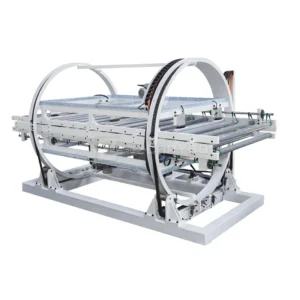Time Saving Automatic Wood Boards Turner 180° Cylindrical Plywood Flipping Machine
