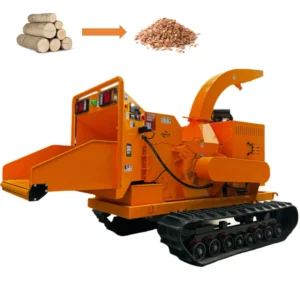 Tracked Wood Large 12 Inches Wood Crusher Wood Chipper Machine