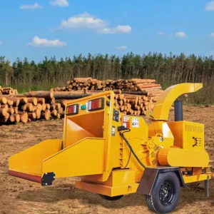 Tracked Wood Large 12 Inches Wood Crusher Wood Chipper Machine