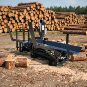 Tree Wood Cutting Machine 30 Ton Skid Steer Loader Firewood Processor Log Splitter Hydraulic Powered High Productivity