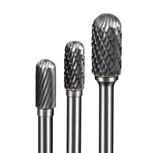 Tungsten Tip Sharp Steel C type Alloy Rotary Burr Cutters CNC Machination Cutting Tools