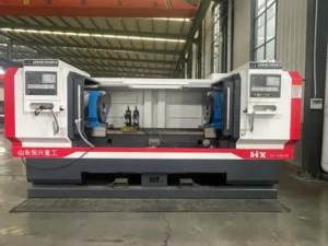 Twin Spindle Head Flat Bed Horizontal Automatic CNC Lathe High Accuracy Medium Duty One Clamping both Ends Process