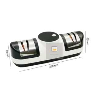 Two Head Professional Rechargeable Precision Angle Guides 3 Stage 1800 Mah Quick Sharpening Electric Knife Sharpener