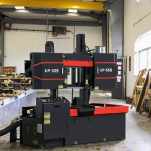 UP-33S New Numerical Control Automatic Horizontal Band Saw Machine Rotary Angle Metal Cutting Mechanical Pump Engine Bearing