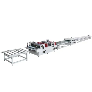 UV Roller Coating Machine 3 Rollers High Glossy Coating Machine for PVC Marble Sheet