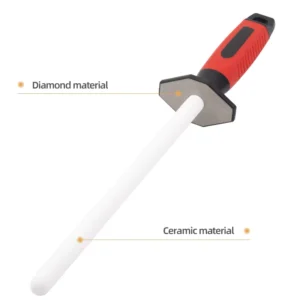 Universal Ceramic Knife Sharpening Rod Handheld Knife Sharpener for Home