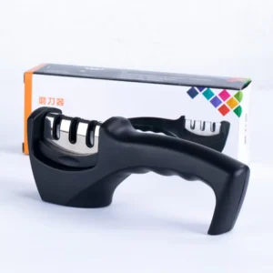 Universal Stainless Steel Kitchen Knife Sharpener Machine Professional 3 Stage Manual Kitchen Knife Grinding Sharpener