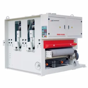 Used Wide Belt Drum Sander Woodworking Sanding Machine 76kW High Accuracy Motor PLC Pump Gear Bearing Engine