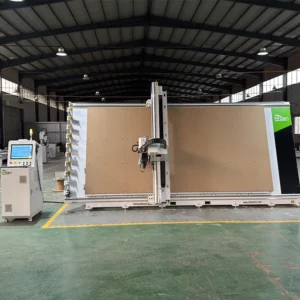 V2151 High Precision Vertical 3 Axis CNC Router Machine PVC Acrylic Wood Cutter for Composite Steel Panels