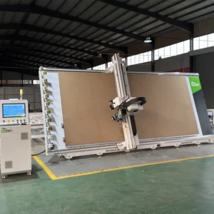 V2151 Vertical CNC Router with Servo Motor for Aluminum Window Door & ACP ACM Panel Cutting Saw Blade and Aggregate Head