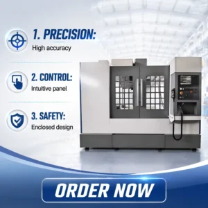 VMC1160 Customizable CNC Machining Center CE Certified High Precision Stable Automated Multifunctional Easy Use Productivity