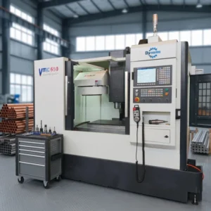 VMC650 Vertical CNC Lathe Machine Automatic High Precision FANUC Control Heavy Duty Multifunctional