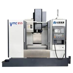 VMC855 Vertical CNC Machining Center Superior Finishing Quality High Load Machining Ability General Metal Component Fabrication