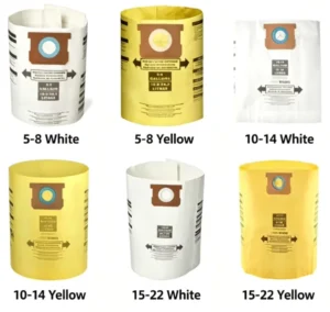 Vacuum Cleaner Dust Bags Replacement 5-8 10-14 15-22 Gallon Dust Bag Parts Compatible With Shop Vac Wet Dry Vacuum Cleaner