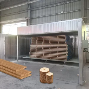 Various Models Wood Dryers Ovens Wood Veneer Dryers Kilns Sawdust Wood Dryers 380V 18-72kw Electric Steam Hot Air Heating
