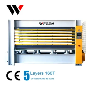 Veneer Hot Press Machine Hydraulic for Plywood Door With Multi Daylight Veneer Hot Press Woodworking Machine