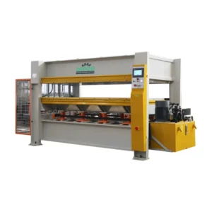 Veneer Wood Hot Press Plywood MDF PVC Double Heat Heated Hydraulic Panel Press Machine for Doors