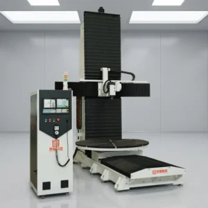 Vertical 5 Axis CNC Engraving Center Heavy Duty for Industrial Wood Foam Mold Processing