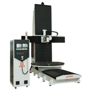 Vertical 5 Axis CNC Router NC Studio Single PLC Big Travel Engraving Machine for Furniture Wood Craft EPS Foam