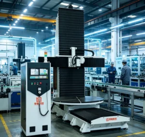 Vertical 5 Axis CNC Woodworking Router Simultaneous 5 Axis Carving Machine for Solid Wood Statue & Furniture Mould
