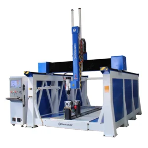 Vertical 5 Axis Machining for Foam 4 Axis Rotary CNC Router for EPS EPP PU Wood 3D Mold Carving