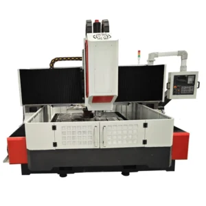 Vertical CNC Drilling Machine for Steel Two Station Six Side Single Axis PLC Auto Tool Changer Water Cooling Model CMD-1010