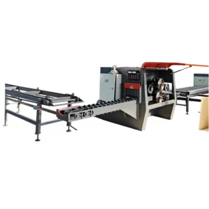 Vertical Multi Rip Circular Saw Machine for Wood 30KW 500mm Working Width