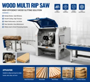Vertical Rip Saw Industrial Machinery for Woodworking Wood Cutting Machine