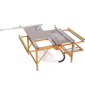 Vertical Woodworking High Speed Belt Dust free Table Saw with Stainless Steel Table and 5.4kw Motor