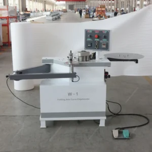 W 1 Edge Banding Machine Portable PVC Automatic 45 Degree Curve Edge Banding Machine