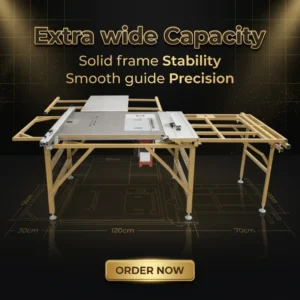 WJ680 Horizontal Panel Saw Sliding Table Saw 2600W Motor 50mm Max Cutting Depth 220V 110V Separate Shelf Warranty