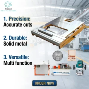 WJ680 Precision Table Saw Horizontal Wood Cutting Machine Core Motor Dust Free Sliding Rocker Arm