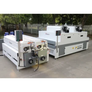 Wall Panel and Flooring Coating Machine with Adjustable Roller Coater