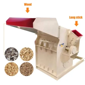 Waste Wood Branch Shredder Crusher With Diesel Wood Chip Crusher Hammer Mill Wood Crusher Machine