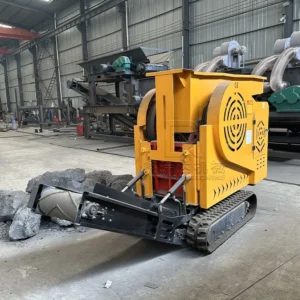 Wear Resistant Coal Small Crawler Mobile Jaw Crusher Bauxite Portable Crawler Jaw Crusher Marble Small Tracked Jaw Crusher