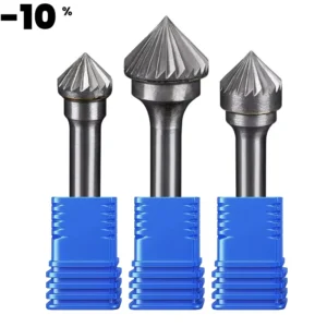 Wear Resistant K Type Alloy Burr Rotary Cutter Files Tungsten CNC Machine Tools Burr Cutters for Wood Engraving 4343